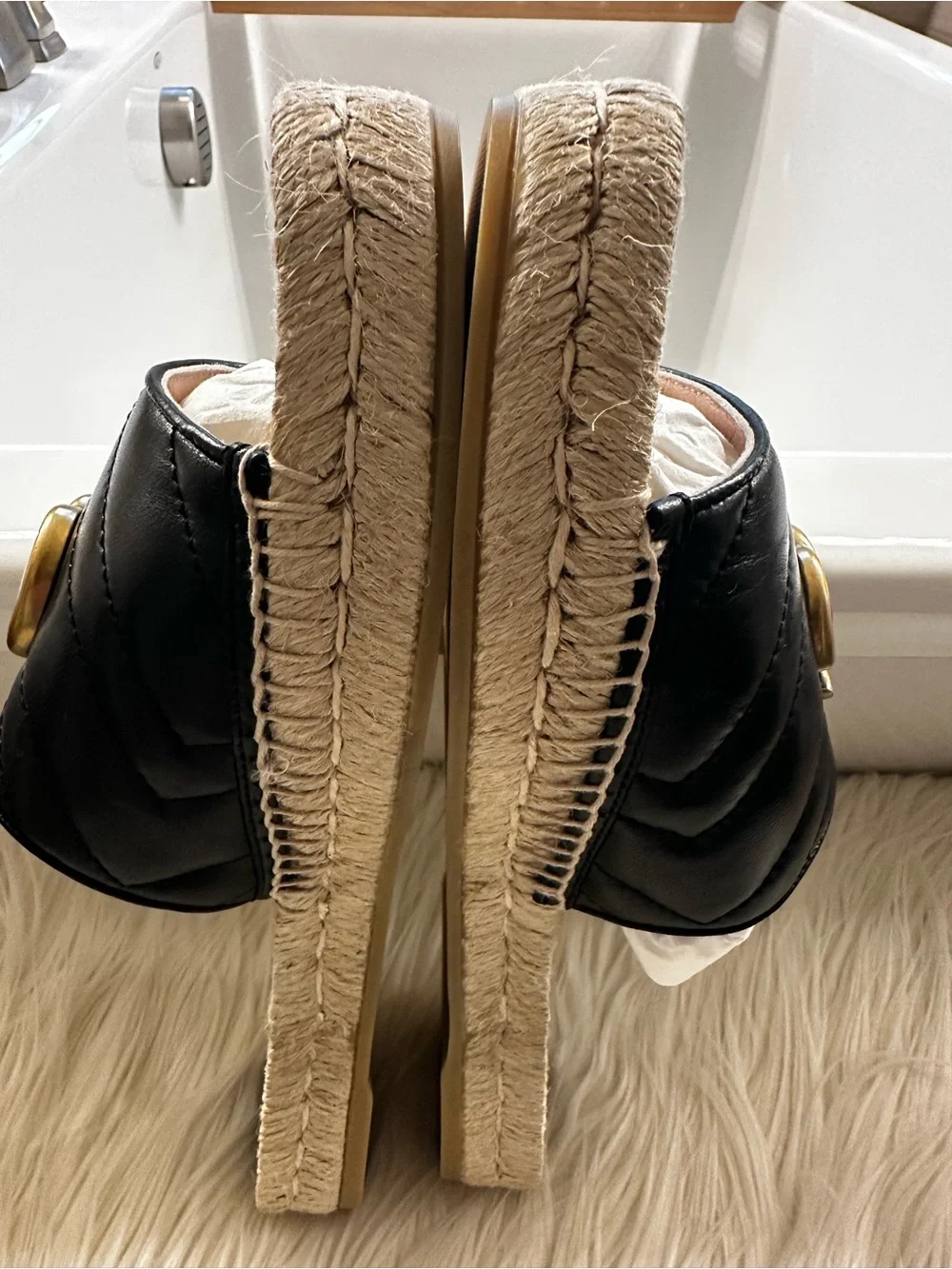 Gucci  marmont  espadrilles NIB sz 41
